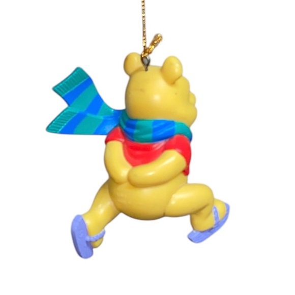 Winnie the Pooh Disney NOMA Plastic Ice Skating Skates 4" Christmas Ornament - Picture 2 of 2